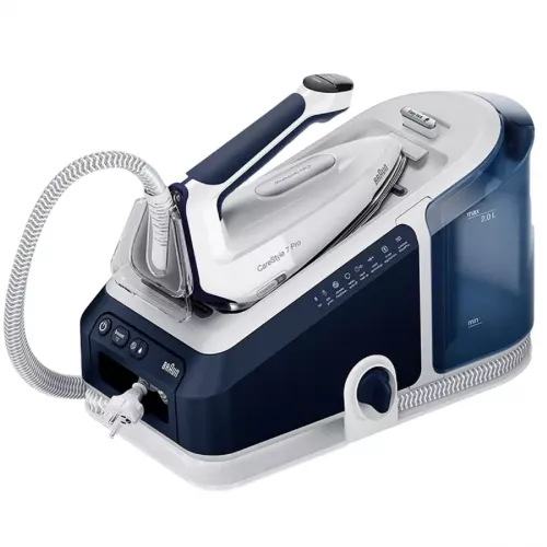Fier de calcat braun ironing system is7282bl, 2700 w, 2 l, albastru, alb