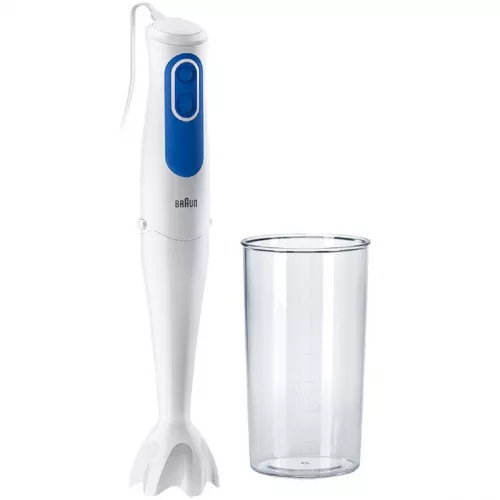 Blender braun mq3000wh, 700 w, 0.6 l, alb, albastru