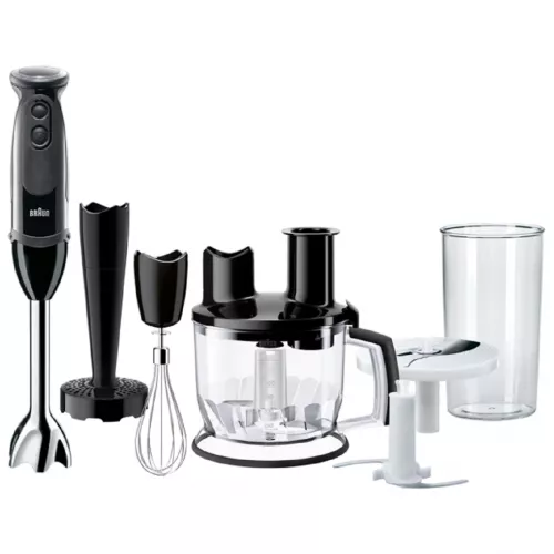 Blender braun mq5277bk, 1000 w, 1.5 l, 0.6 l, negru, gri