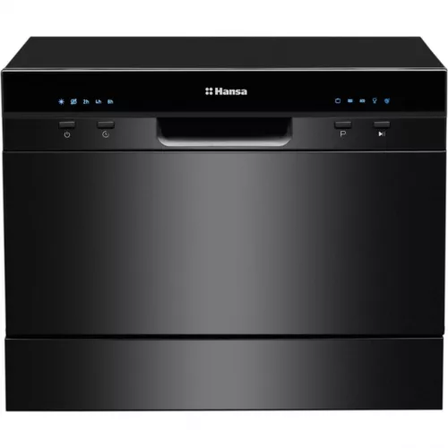 Masina de spalat vase hansa zim635ph, 6 seturi, 5 programe, negru, a+