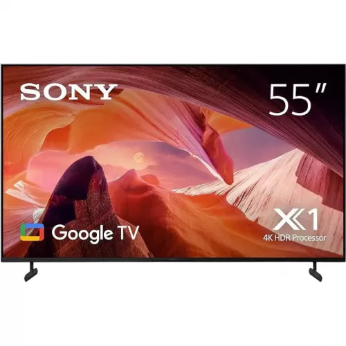 Televizor sony 55" kd55x80laep, smart tv, 3840x2160, negru