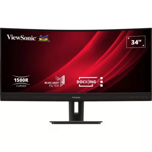 Monitor viewsonic 34.1" vg3456c curved black, va led  4ms, 1000:1, 400cd, 21:9, 3440x1440, 178°/178°, hdmi x 2, displayport, usb-c (data, power, video), speakers 2 x 5w, curvature 1500r, audio line-out, height adjustment, vesa
