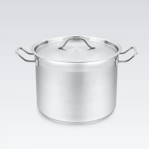 Cratita cu capac maestro mr-3518-28, 12 l, 28 cm, inox