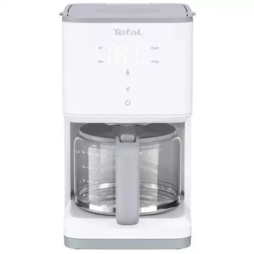 Cafetiera tefal sense cm693110, 1000 w, 1.25 l, alb