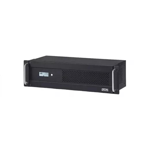 Ups powercom inf-500ap rm rack mount, 500va/300w, 12vdc,10a max charge curr., external battery only