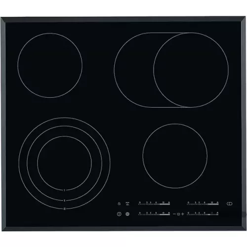 Plita electrica incorporabila aeg hk654070fb, 7.1 kw, negru