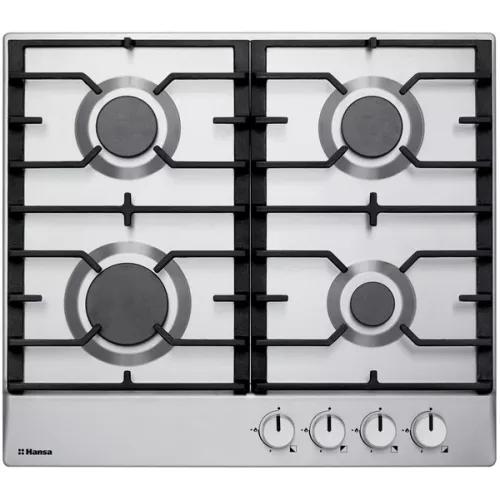 Plita incorporabila cu gaz hansa bhgi630301, 4 arzatoare, inox