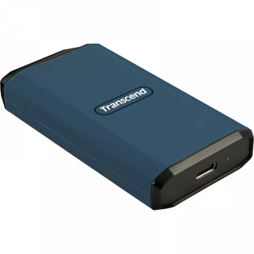 Hard disk extern transcend 2.0tb portable ssd esd410c, dark blue