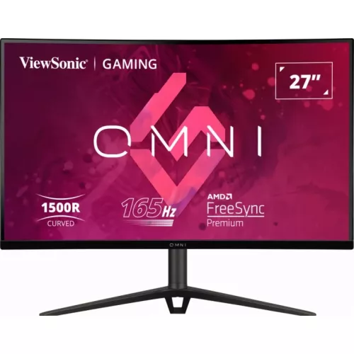 Monitor gaming viewsonic vx2718-2kpc-mhdj va curved 27", 2560×1440, black