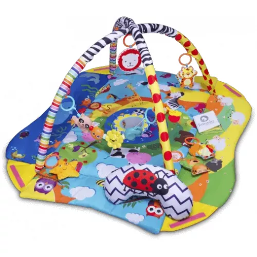 Covor pm covor joc lionelo anika plus blue yellow