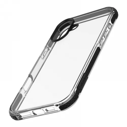 Husa cellular line cellular apple iphone 16 plus, tetra case, transparent