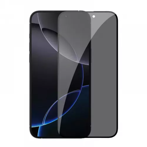 Sticla de protectie nillkin apple iphone 16 pro max guardian full privacy, tempered glass, black