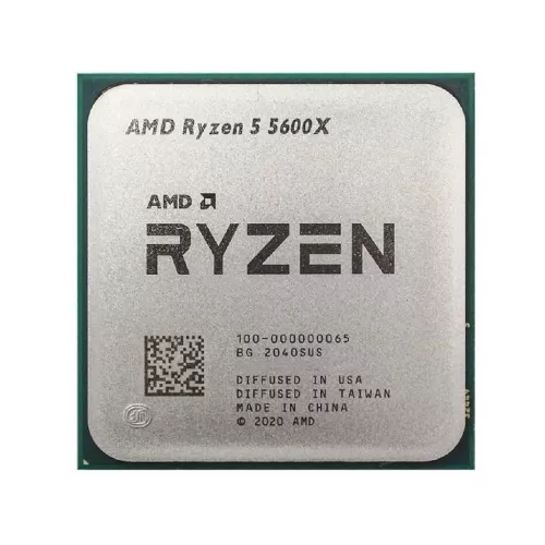 Procesor amd ryzen 5 5600x, socket am4, 3.7-4.6ghz (6c/12t), 3mb l2 + 32mb l3 cache, no integrated gpu, 7nm 65w, unlocked, tray cpu r5_5600x_t