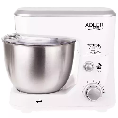 Robot de bucatarie adler ad 4216, 1000w, 4l, alb