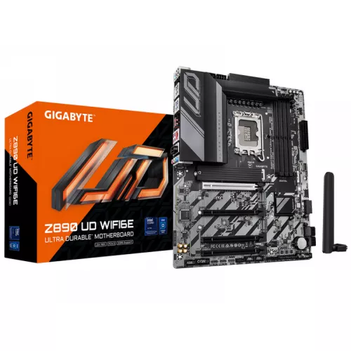 Placa de baza gigabyte z890 ud wifi6e atx, lga1851, 4x dimm 5600 mhz ddr5, max: 256gb