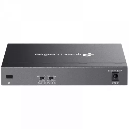 Comutator de retea tp-link .6-port gigabit switch , "ds106gpp", with 1 port poe++, 3xpoe+, 2xgbe, auto recovery, 64w