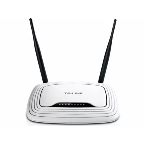 Router wireless tp-link tl-wr841n 300mbps wireless n router, qualcomm, 2t2r, 2.4ghz, 802.11b/g/n,1 10/100m wan + 4 10/100m lan, 2 fixed antennas