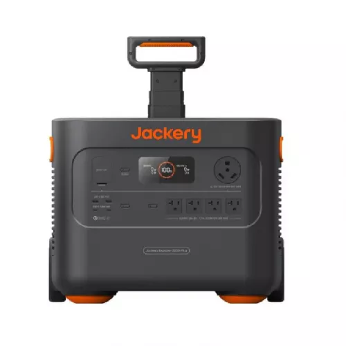 Power station jackery ”explorer 2000 plus” portable power station, capacity: 2042.8wh, ac output: 3000w, lcd, 2* usb-a, 2*usb-c, 3*ac output, 1 car port, dc output, 4000 cycles lifepo4,  app, weight:27.9kg, 373,6x473x359,4mm, charge 0-100% in 1.7 hour, blac