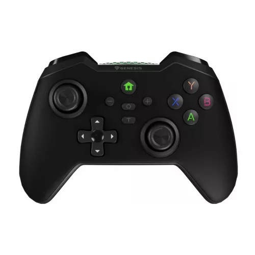 Gamepad genesis mangan 400 wireless gamepad, feedback, black, pc