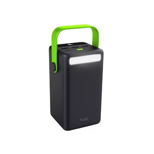 Baterie externa universala trust 50000mah xxl power bank -  redoh xxl, flashlight, battery level indicator, charging technology:auto-detect, usb pd 3.0 + pps, 3x usb port a type, 1x usb port c type, total weight 1132g, black tr_25196