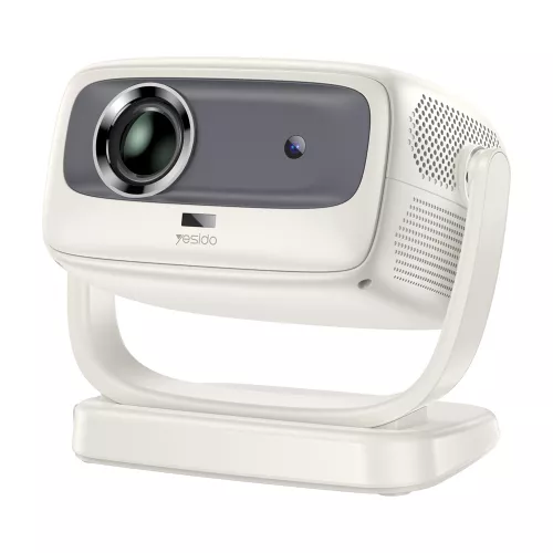 Proiector yesido projector 4k pro wifi bluetooth usb hdmi 3.5mm android 10, white tv13