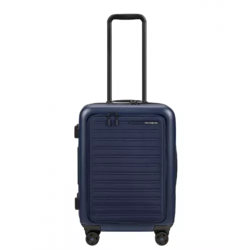 Valiza samsonite stackd-valiza pe 4 roti 55/20 exp easy access albastru inchis