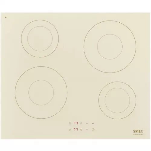 Plita incorporabila cu inductie smeg si2641dp, beige