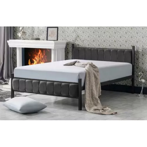 Pat evger кровать  k-400 160x200cm grey