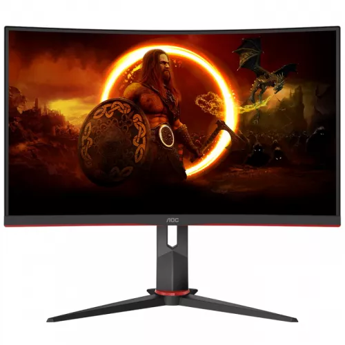Monitor gaming aoc c27g2z3/bk 27.0” curved va 1920×1080 black