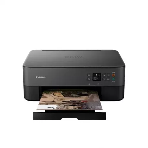 Multifunctionala inkjet canon mfd canon pixma ts5340a black + 5x5 inch photo paper 3 pcs, colour print/scan/copier/duplex/wi-fi,  a4, esat 13/6.8 ipm, print 4800x1200dpi_2pl, scan 1200x2400dpi, 64-300g/m2, paper input: 100sheets, usb 2.0, oled 1.44”, fine cart. pg-460bk/461c,m,y