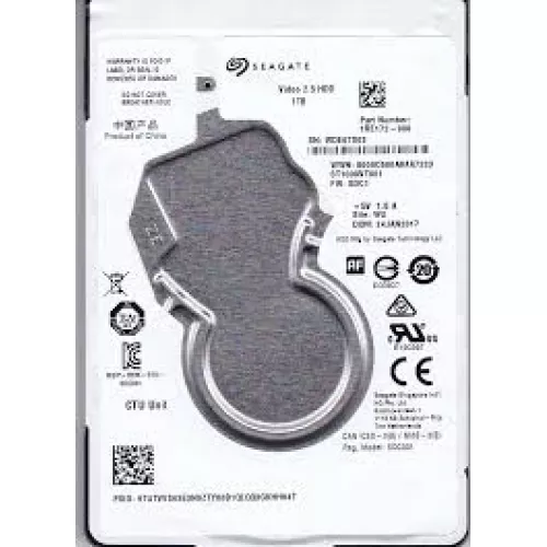 Hdd seagate 2.5” hdd 1.0tb seagate st1000vt001 video 2.5 hdd, 5400rpm, 128mb, 7mm, sataiii, np