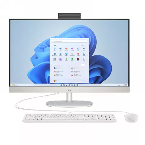 Pc all-in-one hp hp aio 27-cr0045ci shell white (27" fhd ips core i5-1335u 1.3-4.6ghz, 16gb, 512gb ssd, wireless kb&ms, freedos)