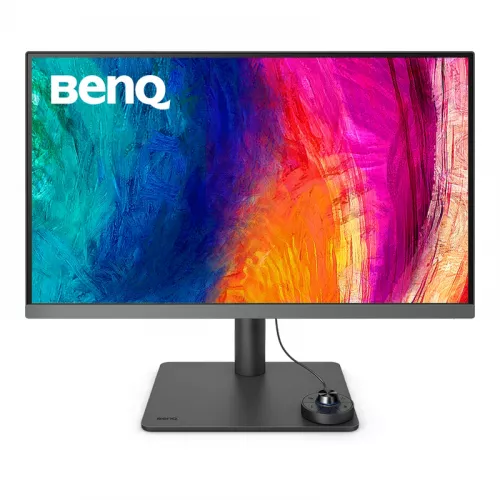Monitor philips 27" benq pd2706u,gray,ips,3840x2160,60hz,5ms,350cd,hdr10, hdmi+dp+usb+typec,kvm,spkrs,pivot