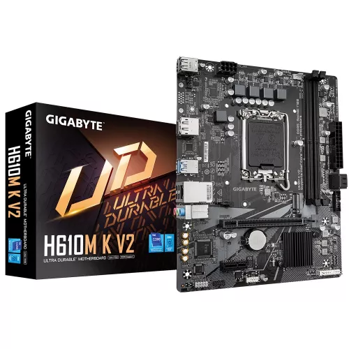 Placa de baza gigabyte h610m k v2, (lga1700/intel h610)