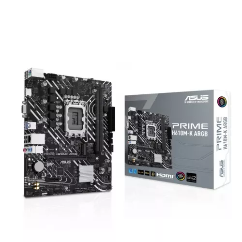 Placa de baza asus h610m-k argb, (lga1700/intel h610)