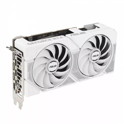 Placa video asus asus dual-rtx5060-o8g-white, geforce rtx5060 8gb gddr7, 128-bit, gpu/mem speed 2565/28gbps, pci-express 5.0, hdmi 2.1b/3xdisplay port 2.1b (placa video/видеокарта)