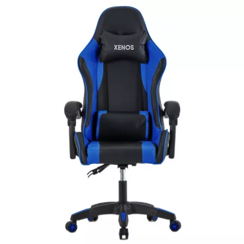 Fotoliu gaming xenos геймерское кресло xenos numa black/blue
