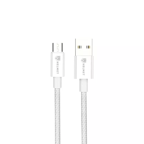 Cablu helmet helmet cable usb to micro-usb 20w 1.5m nylon series, grey