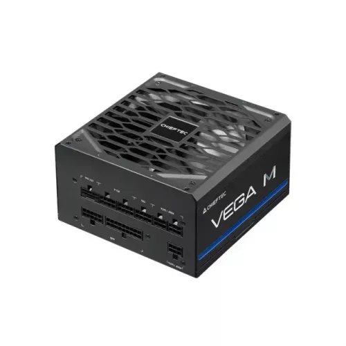Sursa de alimentare pc chieftec 1000w atx power supply chieftec vega m ppg-1000-c, 1000w, 135mm fdb fan, pcie gen5 with 80 plus gold, atx 12v 3.1, eps12v, cable management, active pfc (power factor correction) (sursa de alimentare/блок питания)