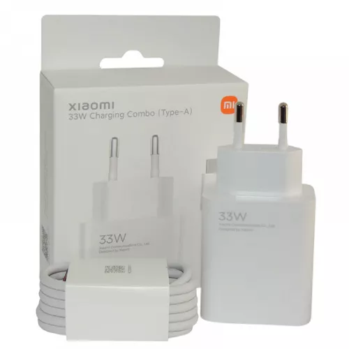 Incarcator xiaomi xiaomi charger 33w, charging combo (type-a), bhr9956eu, white
