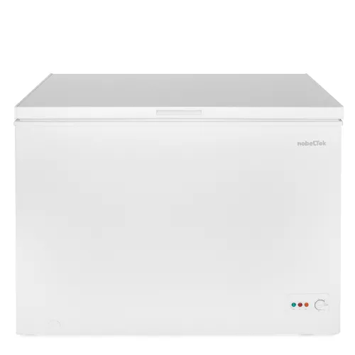 Lada frigorifica nobeltek lada frigorifica nobeltek ncf-295e, 293 l, control mecanic, termostat reglabil, iluminare led, functie conversie frigider-congelator, clasa e, 112x65x85cm, alb