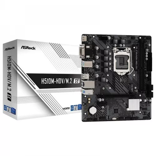 Placa de baza asrock mb s1200 asrock h510m-hdv/m.2 se  matx