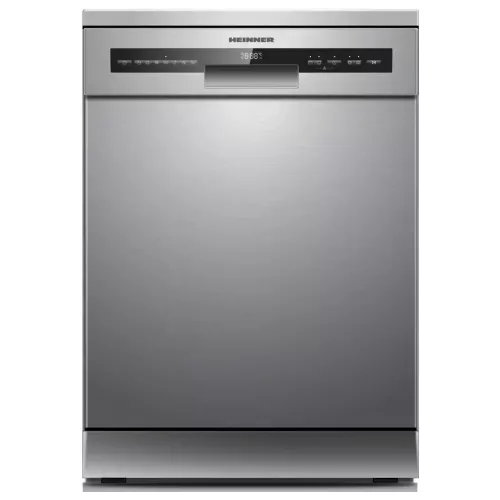 Masina de spalat vase heinner посудомойкa (60 cm) heinner hdw-fsm60714axd+++ 14 sets of dishes | e | sensor display | autodoor | aquastop серебристый