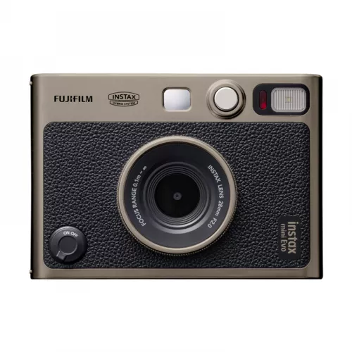 Aparat foto instant fujifilm camera foto fujifilm instax mini evo 90th dark silver
