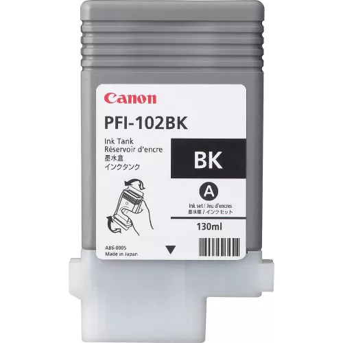 Cartus cerneala CANON PFI-102Bk black Canon iPF500, iPF600, iPF700 iPF610, iPF710 