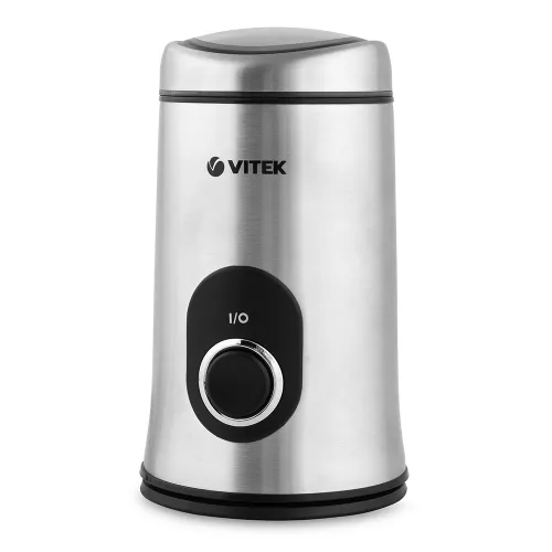 Risnita de cafea VITEK VT-1546, Cutit rotativ,  Inox,  1 treapta de viteza,  Pulse