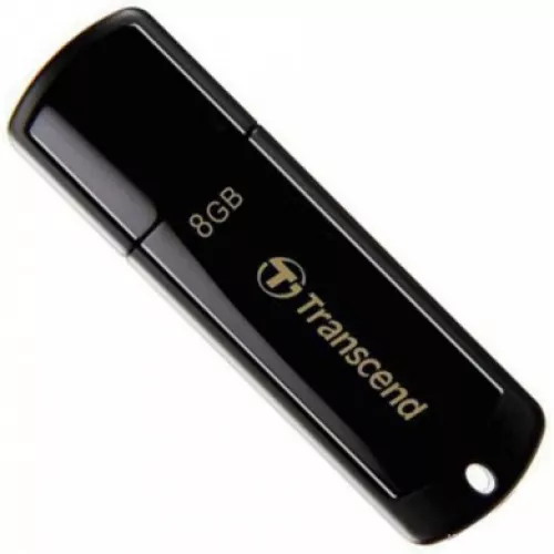 USB flash drive TRANSCEND JetFlash 350, 8GB, USB2.0 Black,  Classic