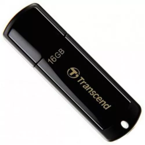 USB flash drive TRANSCEND JetFlash 350, 16GB, USB2.0 Black,  Classic