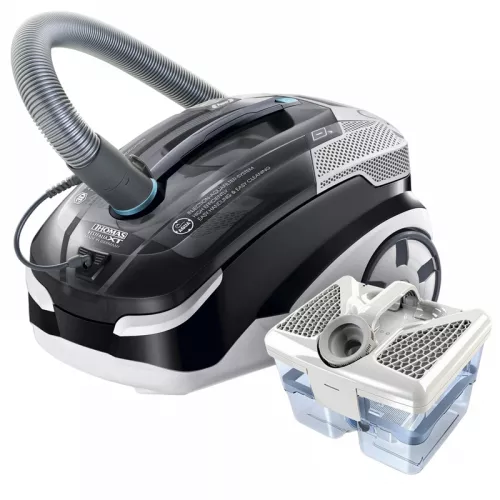 Aspirator cu filtru aqua thomas vestfalia xt, 325 w, 1700 w, 1.8 l, 74 db, hepa 13, negru, alb