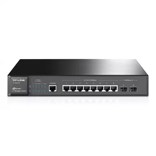 Comutator de retea tp-link tl-sg3210, 8-port 10,  100,  1000mbps,  2xsfp,  1u